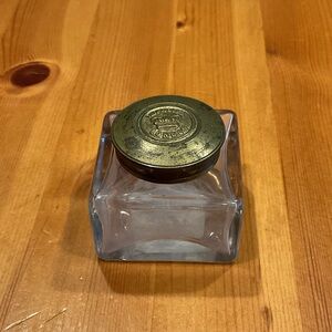 QUEEN VICTORIA CROWN PATENT INKWELL PORTABLE IMPROVED LONDON